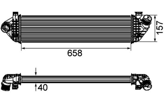 Intercooler, charger PREMIUM LINE, Image 2