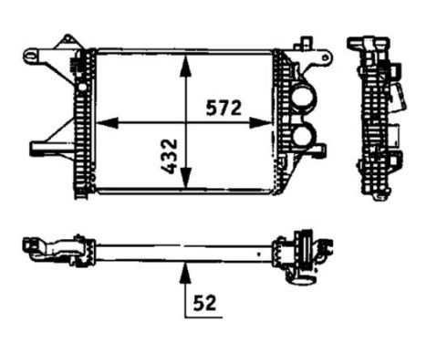Intercooler, charger PREMIUM LINE, Image 2