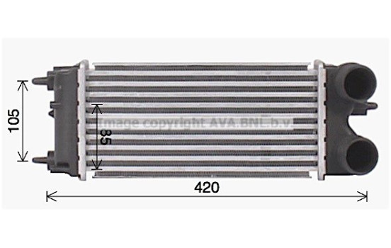 Intercooler, charger