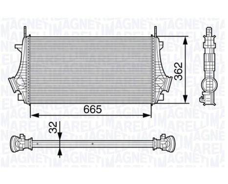 Intercooler, charger