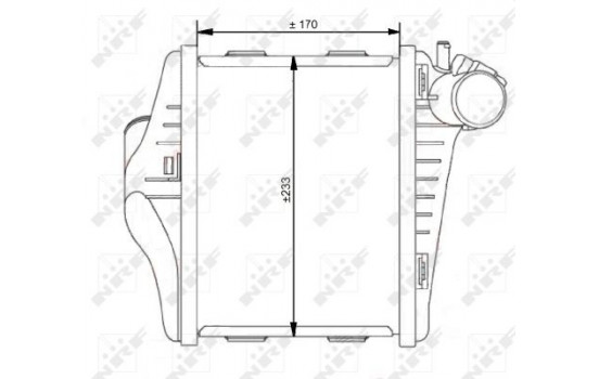 Intercooler, charger