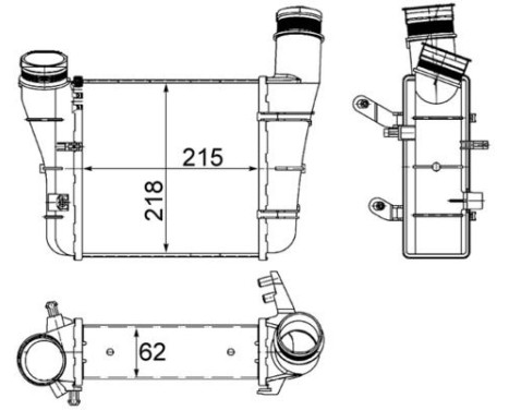 Intercooler, charger