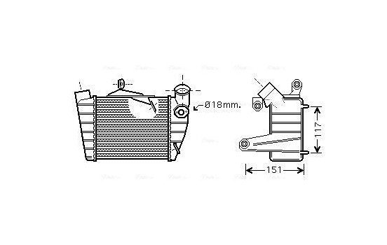 Intercooler, charger