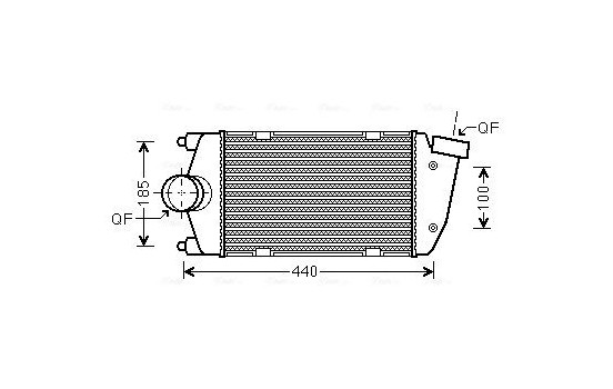 Intercooler, charger