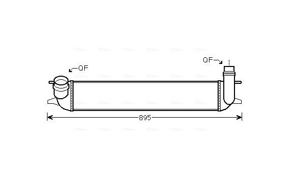 Intercooler, charger