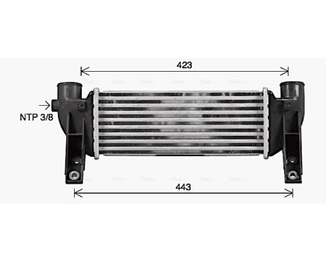 Intercooler, charger