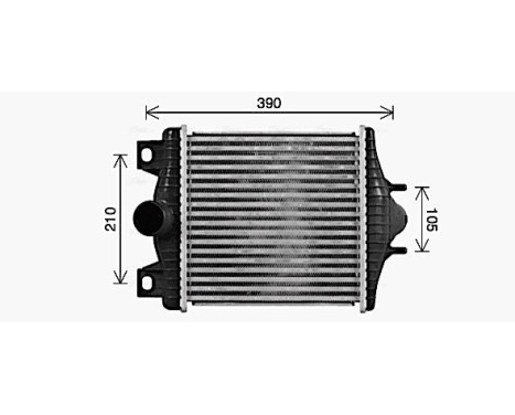 Intercooler, charger