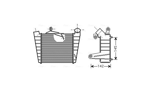 Intercooler, charger