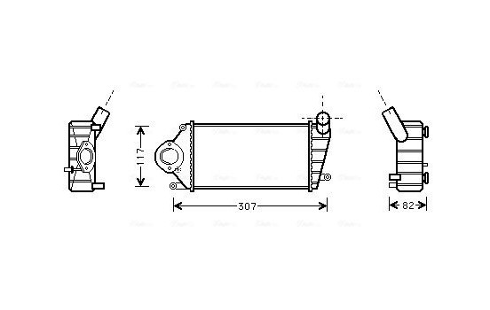 Intercooler, charger