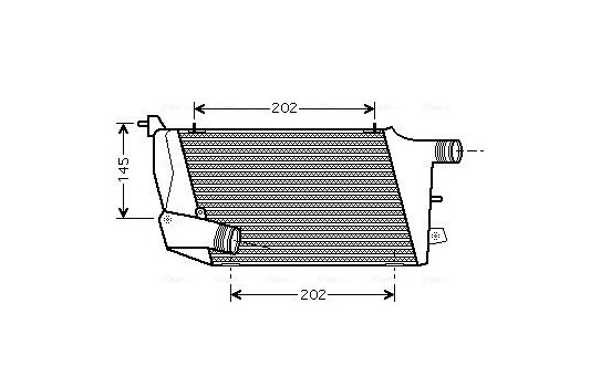 Intercooler, charger