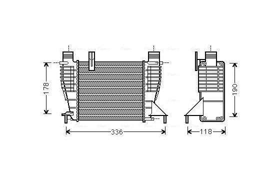 Intercooler, charger