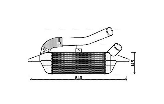 Intercooler, charger