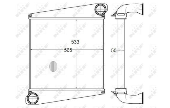 Intercooler, charger
