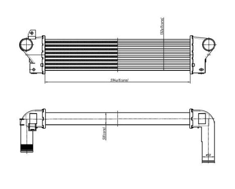 Intercooler, charger