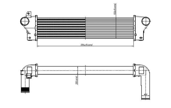Intercooler, charger