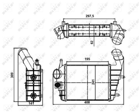 Intercooler, charger
