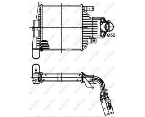 Intercooler, charger