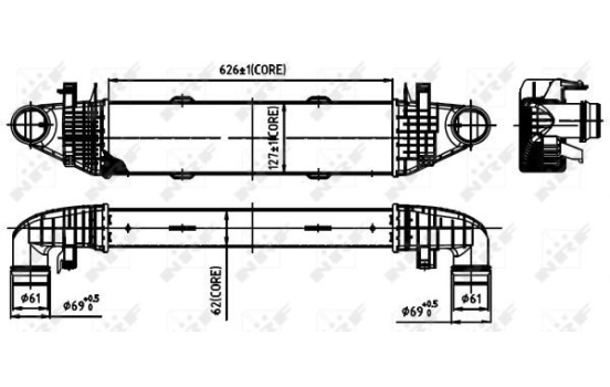 Intercooler, charger