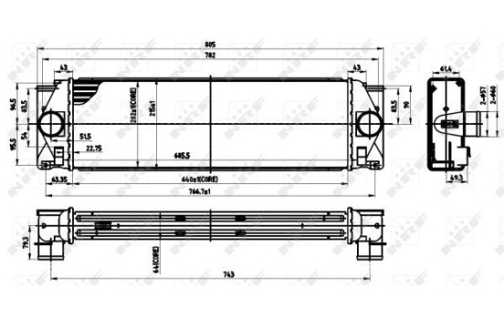 Intercooler, charger