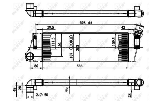 Intercooler, charger