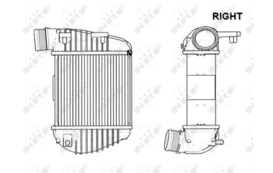 Intercooler, charger