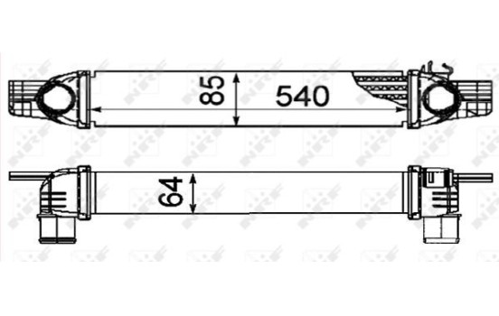 Intercooler, charger