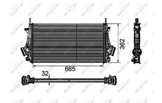 Intercooler, charger