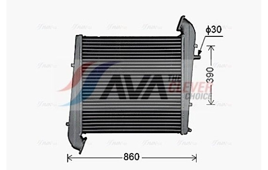 Intercooler, charger