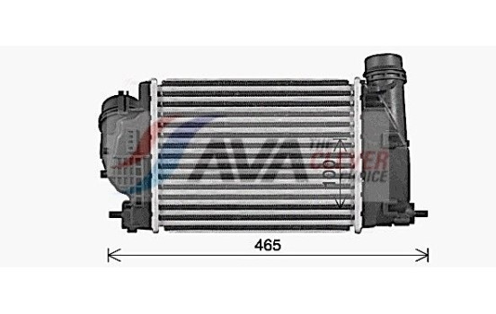 Intercooler, charger