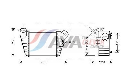 Intercooler, charger