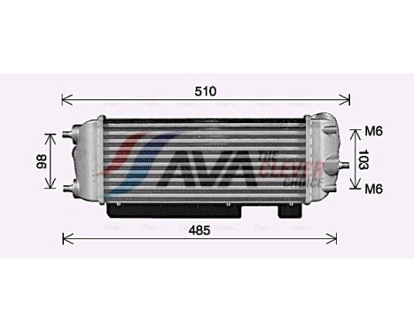 Intercooler, charger