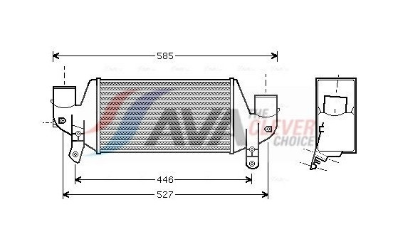 Intercooler, charger