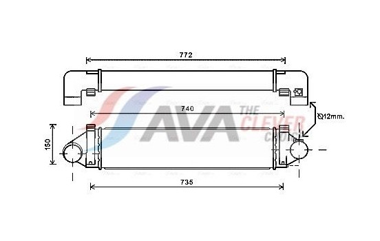 Intercooler, charger