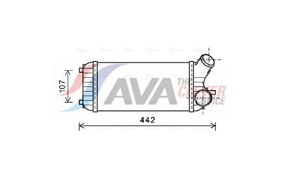 Intercooler, charger