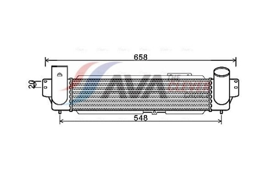 Intercooler, charger