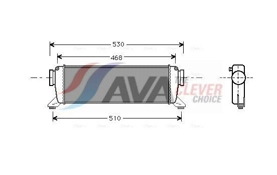 Intercooler, charger