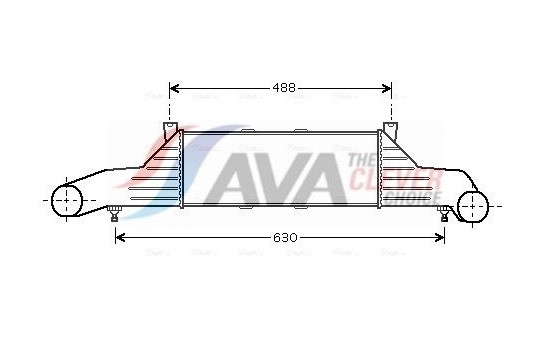 Intercooler, charger