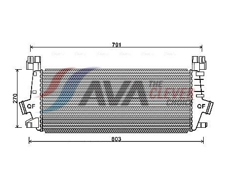 Intercooler, charger