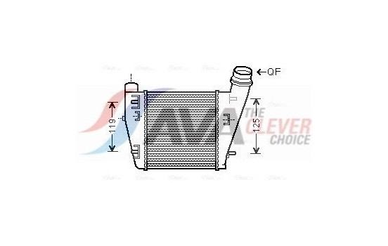 Intercooler, charger