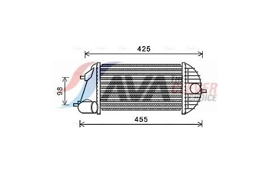 Intercooler, charger