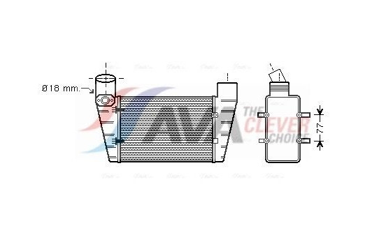 Intercooler, charger