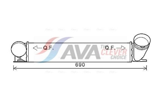 Intercooler, charger