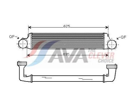 Intercooler, charger