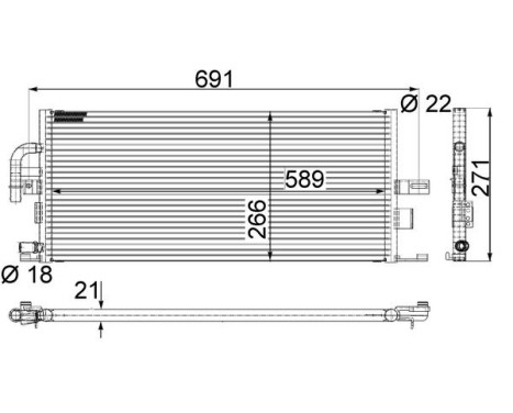 Low Temperature Cooler, intercooler BEHR *** PREMIUM LINE ***