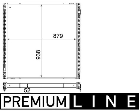 Low Temperature Cooler, intercooler BEHR *** PREMIUM LINE ***