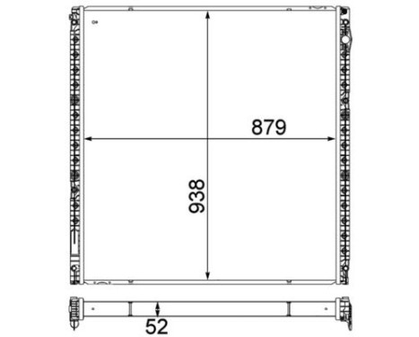 Low Temperature Cooler, intercooler BEHR *** PREMIUM LINE ***, Image 2