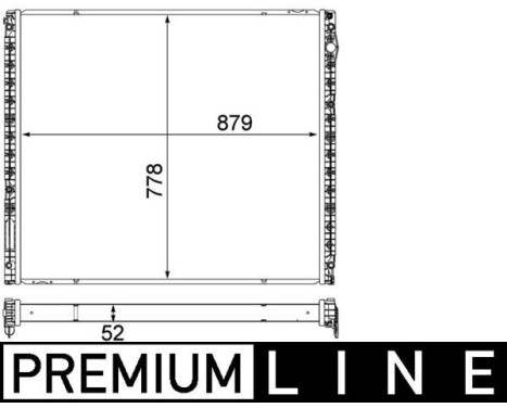 Low Temperature Cooler, intercooler BEHR *** PREMIUM LINE ***