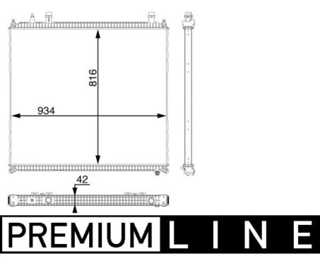 Low Temperature Cooler, intercooler BEHR *** PREMIUM LINE ***