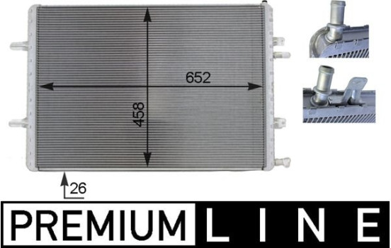 Low Temperature Cooler, intercooler BEHR *** PREMIUM LINE ***