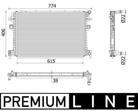 Low temperature cooler, intercooler